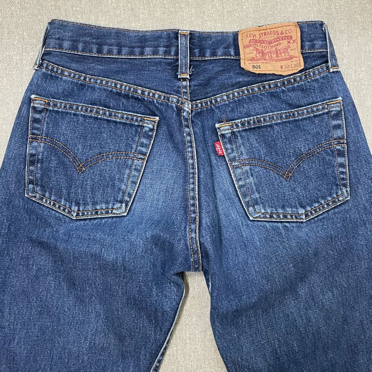 리바이스 501 데님 팬츠 청바지 영국빈티지 26인치 이미지