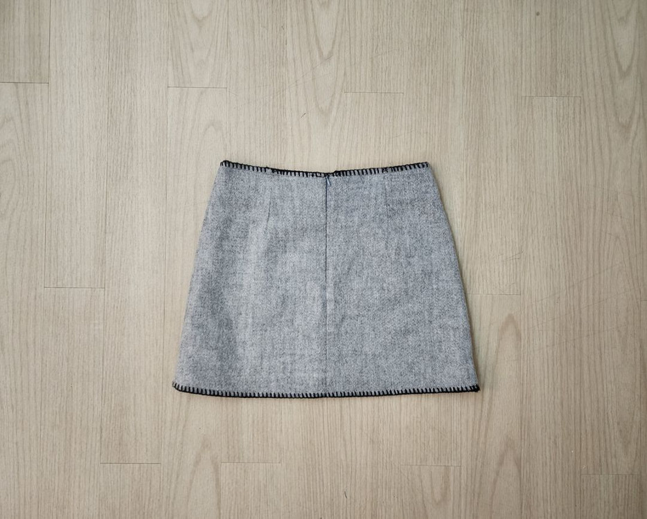 여성 부드러운 회색 그레이 울치마--1