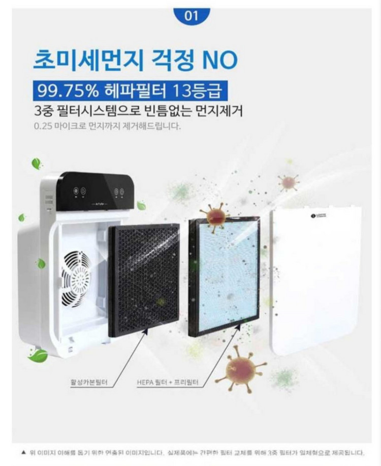 롯데 프레쉬 공기청정기 미개봉 이미지