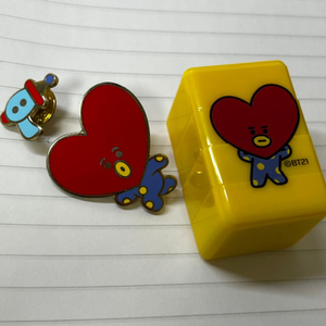 bt21 타타 뱃지&도장