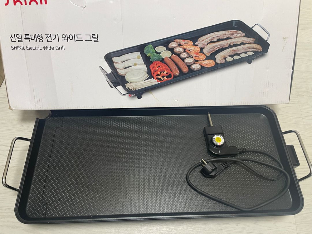 전기 와이즈 그릴 삼겹살 전기팬--2