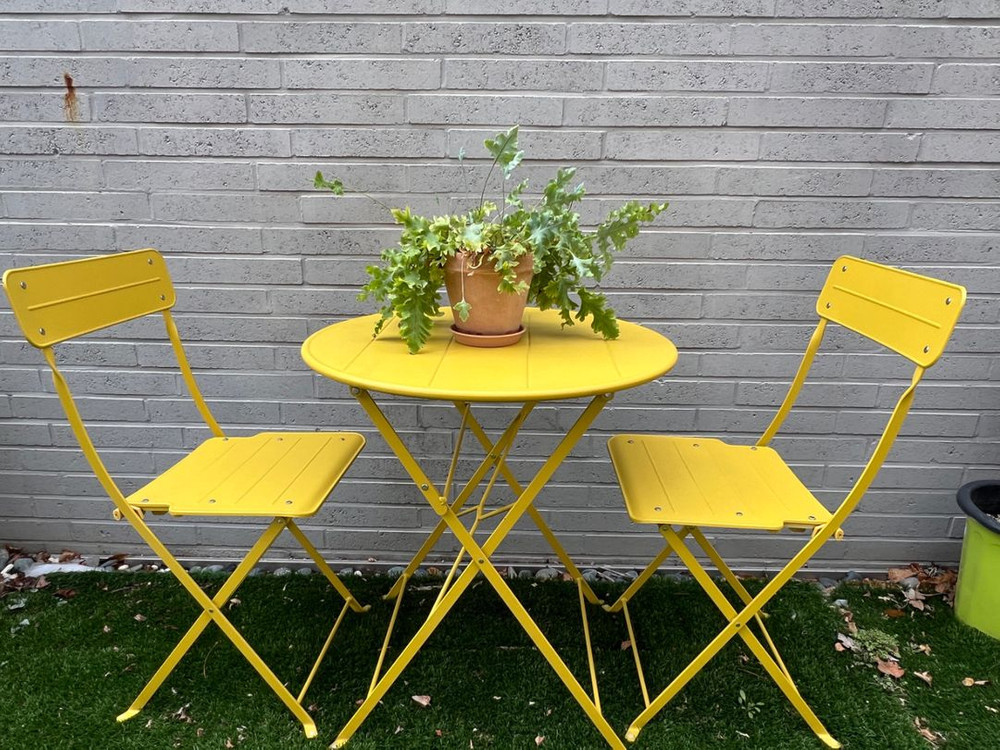 이케아 순쇠 야외테이블 야외의자 이미지