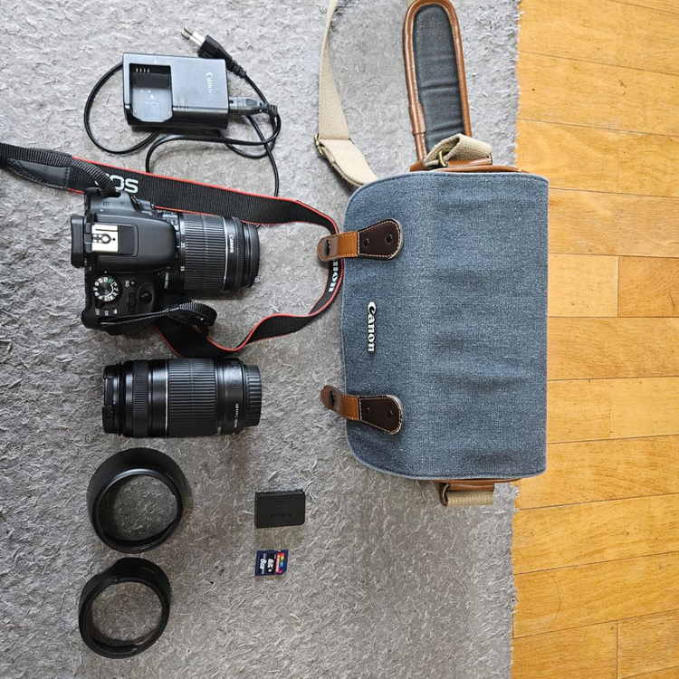캐논 100D 풀세트 (가방+렌즈 2개+정품 후드) 이미지