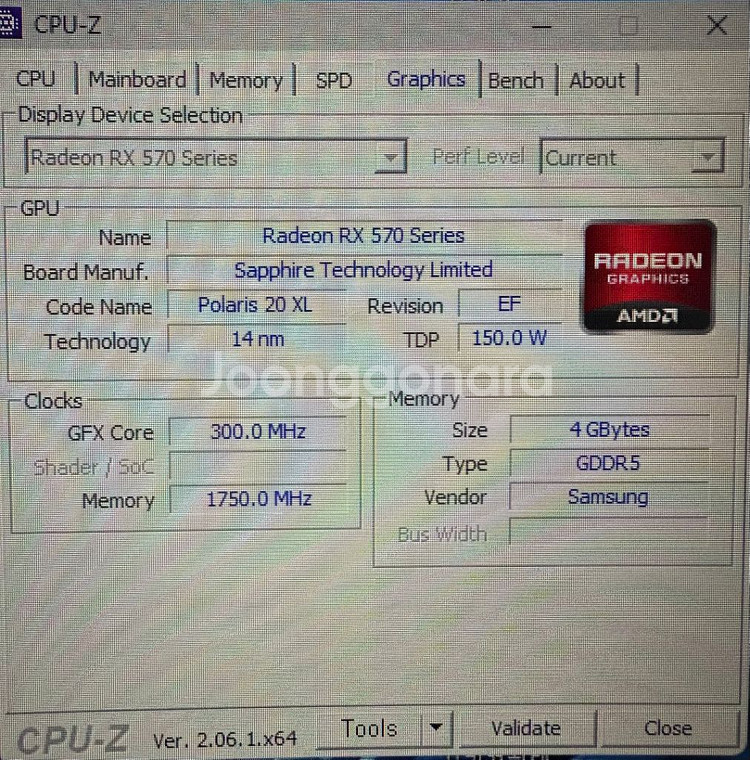 (중고) rx570 4g 판매합니다--0