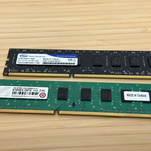 DDR3 램 4GB 양면 * 2개