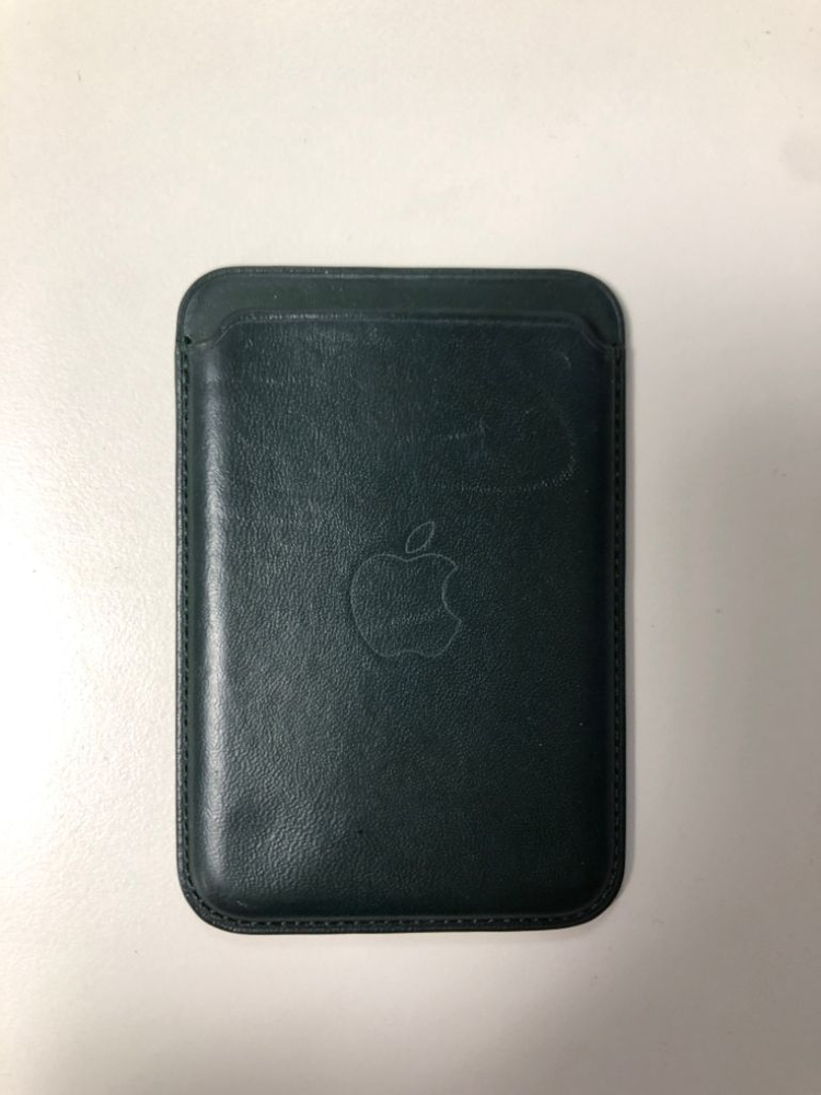 서울)아이폰 맥세이프 카드지갑 다크그린 이미지