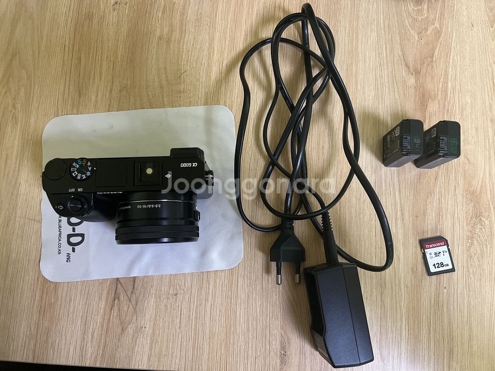 소니 a6000번들킷,배터리2개 ,128gb sd--1