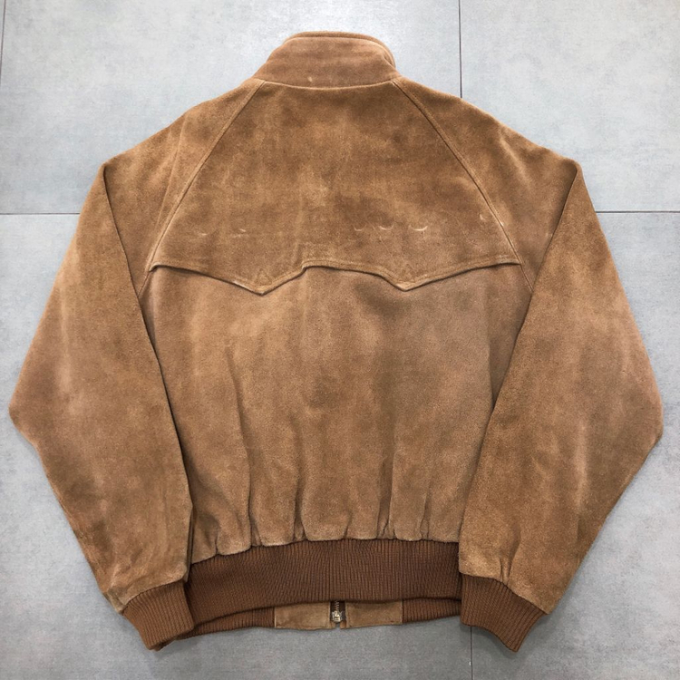 폴로 랄프로렌 스웨이드 레더 가죽 헤링턴 자켓 L 이미지