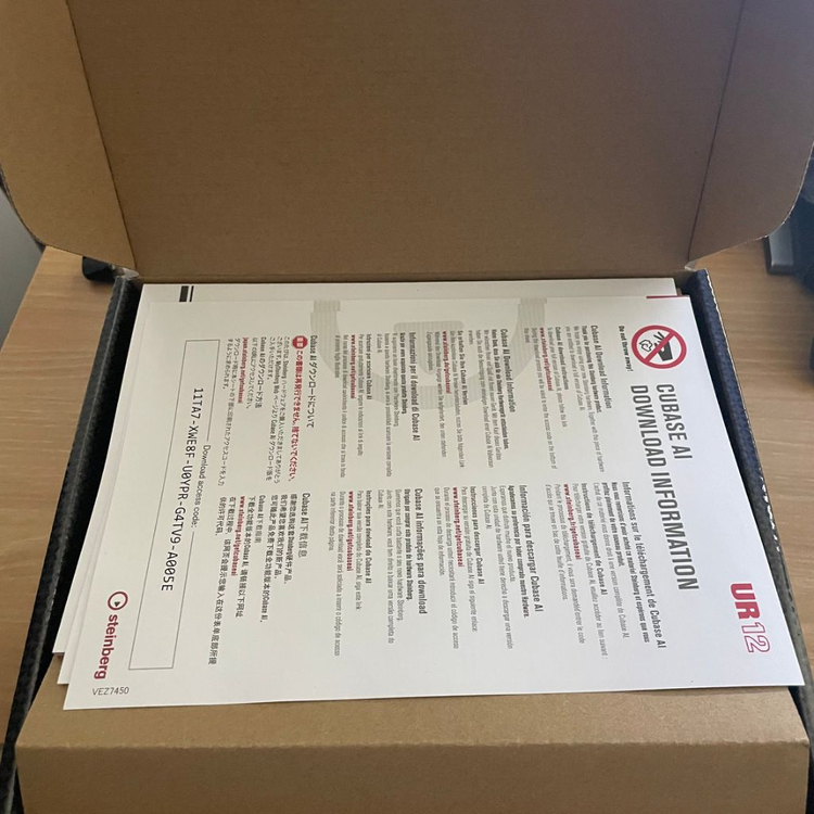 steinberg UR12 오디오인터페이스 판매합니다. 이미지