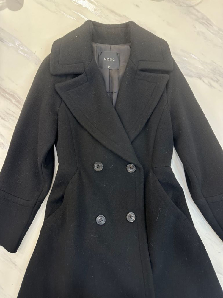 모그 MOGG 케이프 블랙 울 여성코트 (Ssize) 이미지