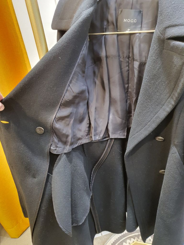 모그 MOGG 케이프 블랙 울 여성코트 (Ssize) 이미지