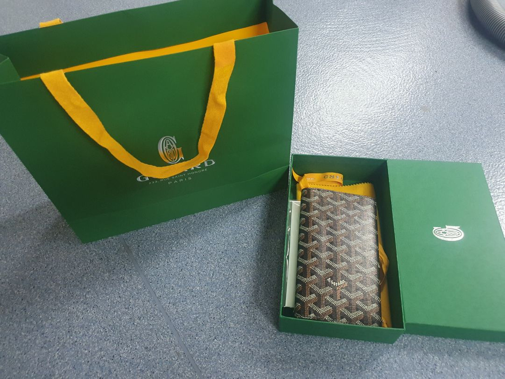 고야드 생로슈 블랙 장지갑 (S급 거의새제품) 이미지