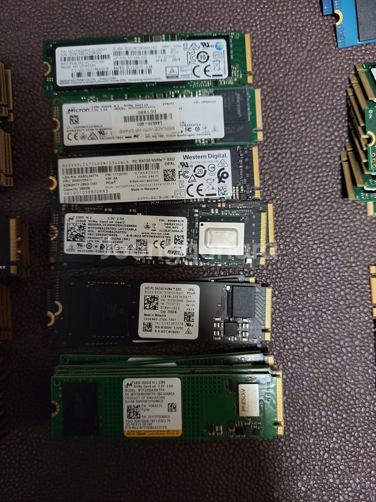 컴퓨터 저장장치 m.2 nvme ssd 여러가지--3