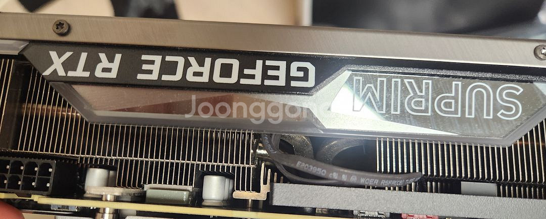 rtx3080 슈프림 2년 쓴 거 팝니다.--3