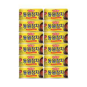 동원 김치찌개용 참치 100g x 12개