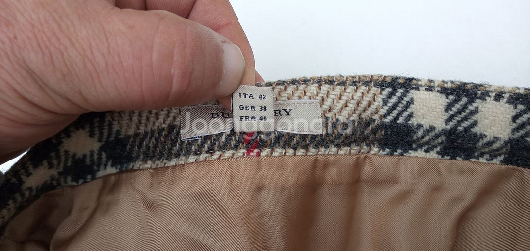 정품 버버리 램스울 스커트 30인치 상태우수--7