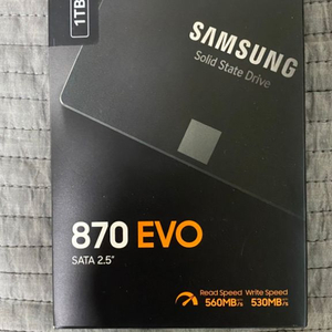 정품 삼성 870 EVO 1TB 1테라