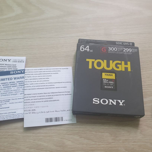 소니 TOUGH SF-G64T SD 카드 64GB