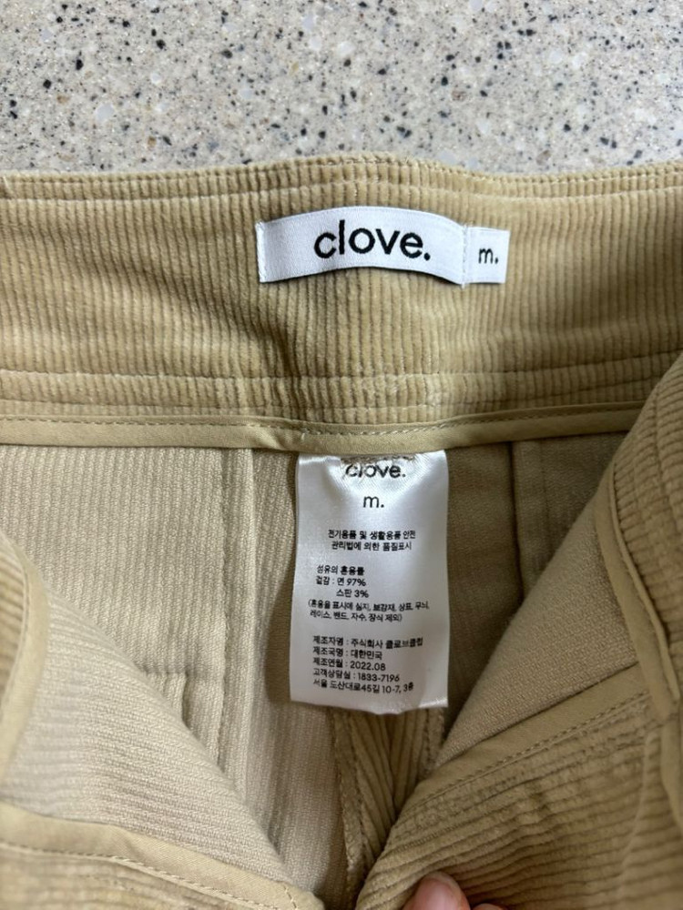 클로브 clove 반바지 숏팬츠 이미지