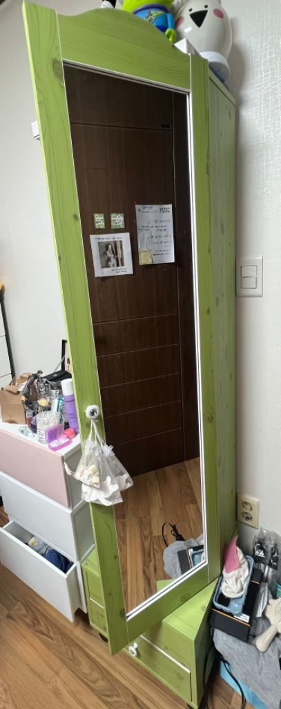 스탠딩 화장대 겸 수납장 판매합니다! 이미지