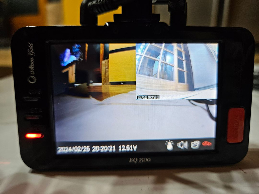 블랙박스 아톰골드 EQ3500 FULL HD 2채널 이미지