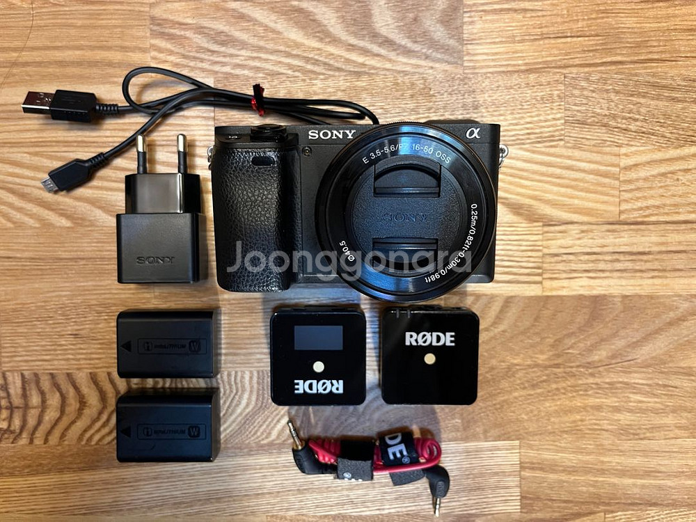 소니 미러리스 카메라a6400 / 무선마이크(rode)--0