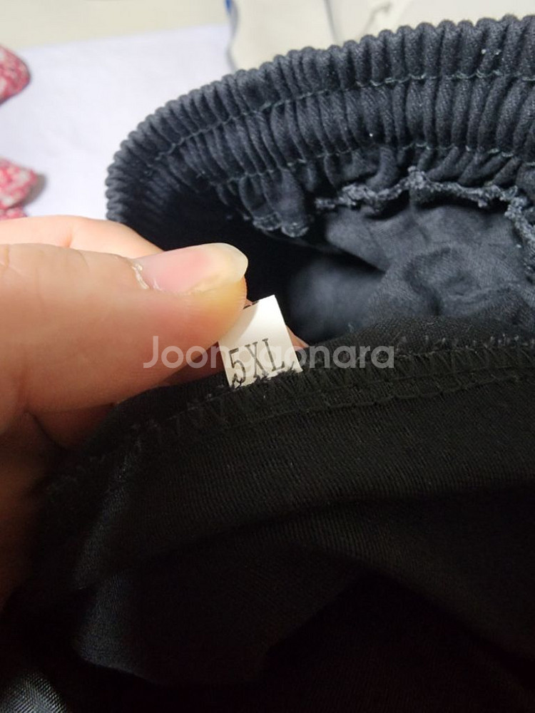 빅사이즈 스트릿 조거팬츠 블랙 5xl--2