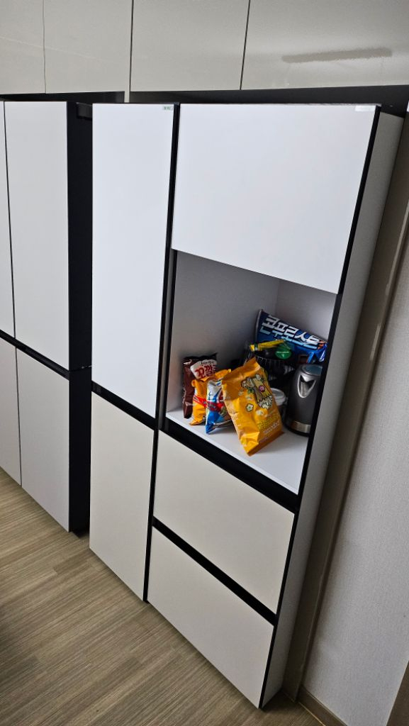 비스포크수납장 틈새장+렌지장 팝니다!!!!! 이미지