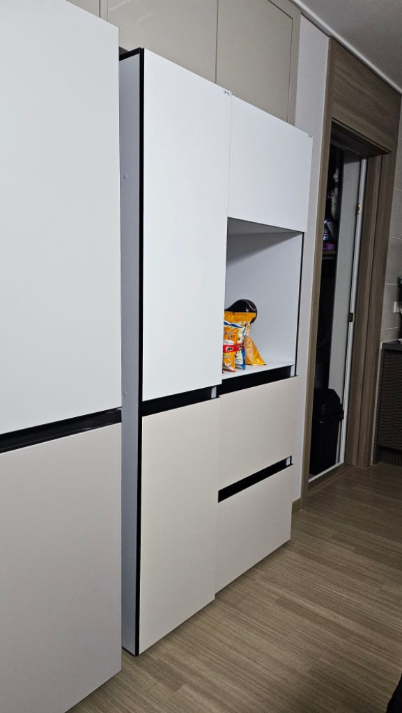 비스포크수납장 틈새장+렌지장 팝니다!!!!! 이미지