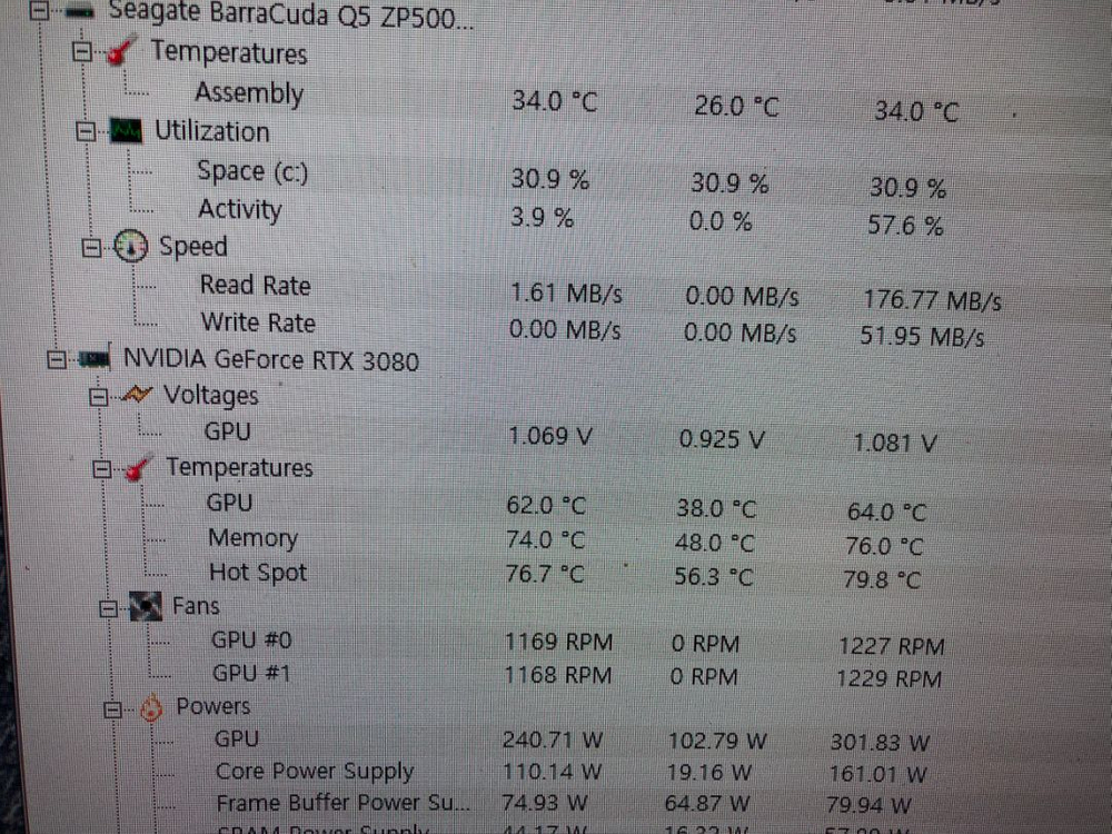아수스 터프 3080 풀박스 ㅍㅍㅍ--3
