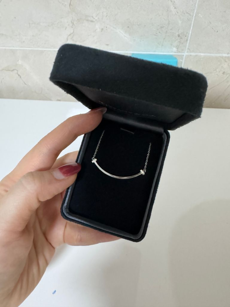 정품 티파니앤코 티스마일 목걸이 이미지