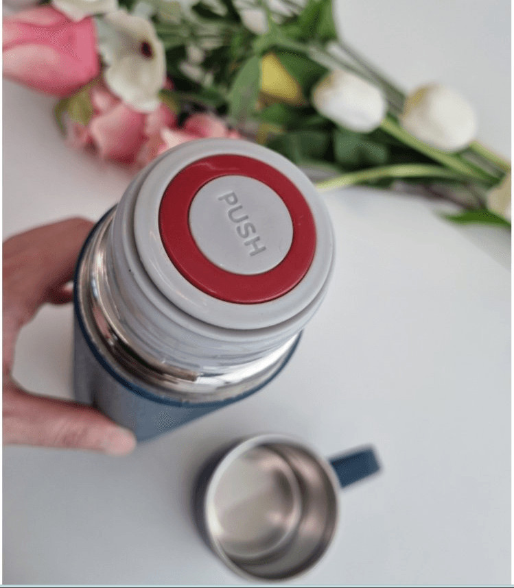 스타벅스 보온병세트 뚜껑 머그잔3개 클래식디자인 캠핑 이미지