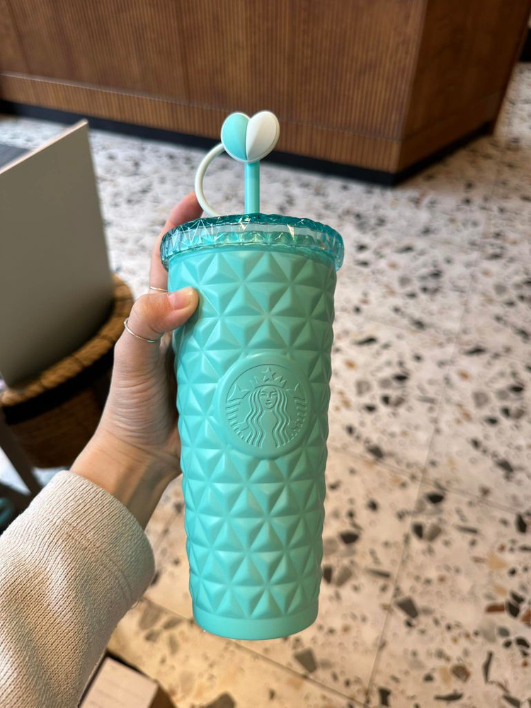 스타벅스 베트남 발렌타인 SS하트토퍼 민트다이온 콜드컵 이미지