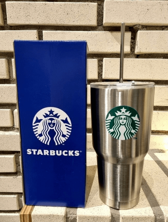 스타벅스 스테인리스 텀블러 890ml 보온보냉 커피잔 이미지
