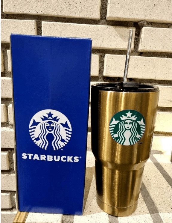 스타벅스 스테인리스 텀블러 890ml 보온보냉 커피잔 이미지