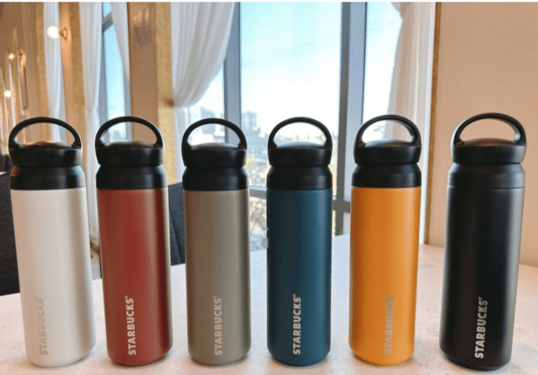 1+1 스타벅스 텀블러 500ml 요가 헬스 손잡이 이미지