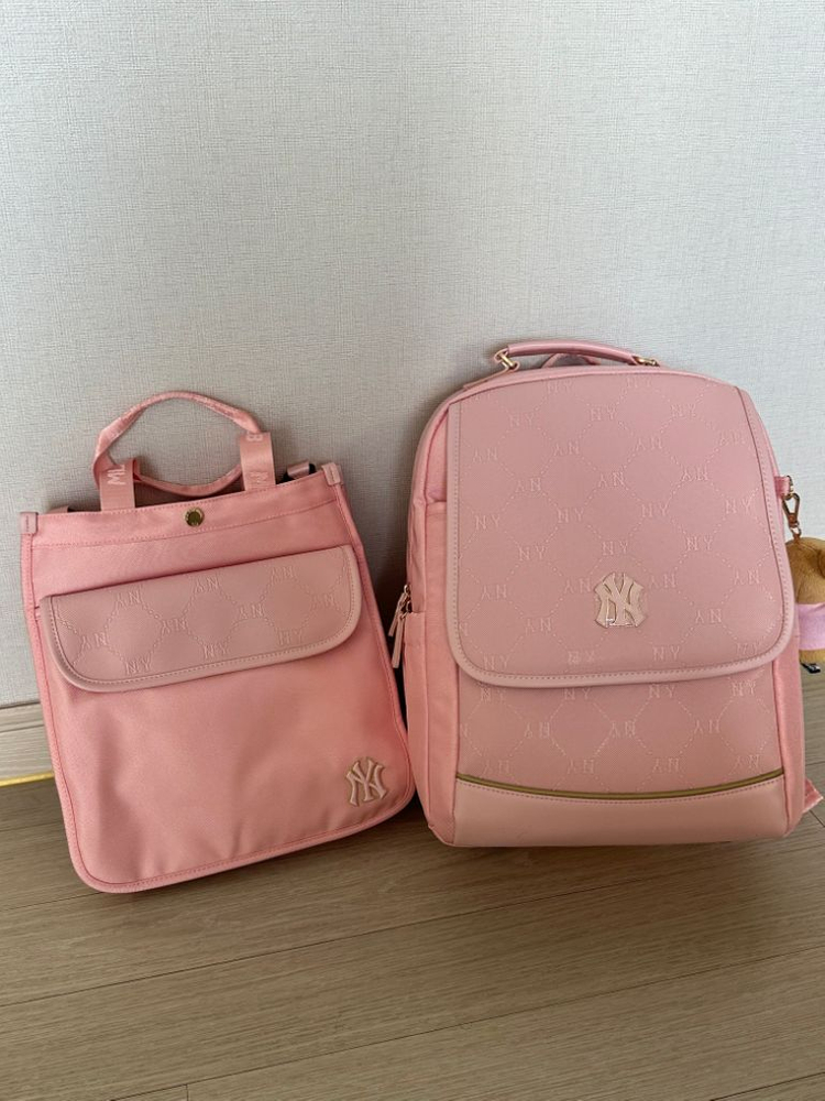 (미착용 새상품) mlb키즈 다이아모노 책가방세트 이미지