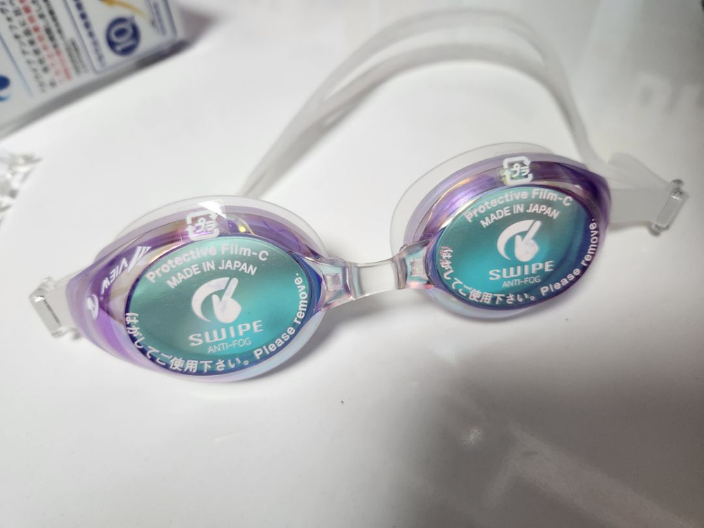 스와이프 뷰 미러 라벤더색 수경 판매합니다 이미지