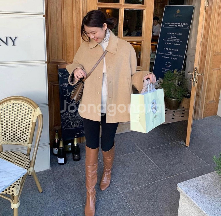 유메르 숏코트 카멜--1