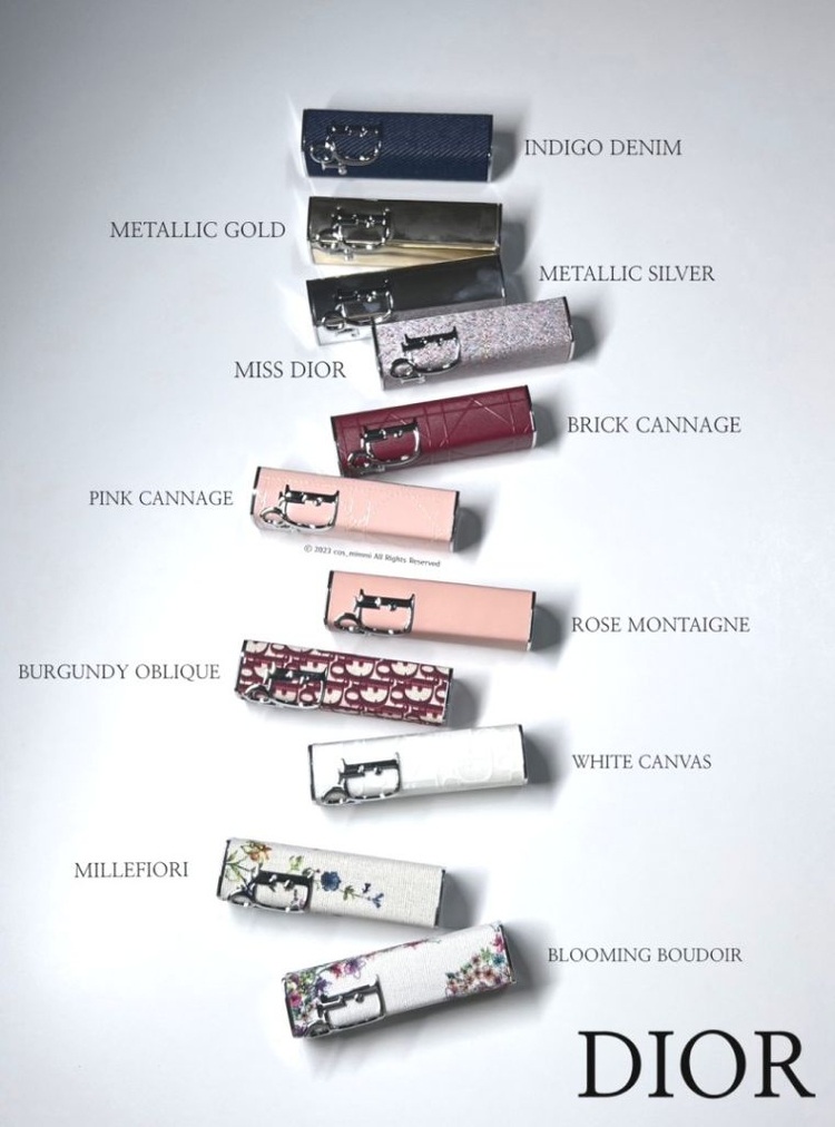 [새상품]디올 정품 한정 어딕트 립케이스 인디고 데님 이미지