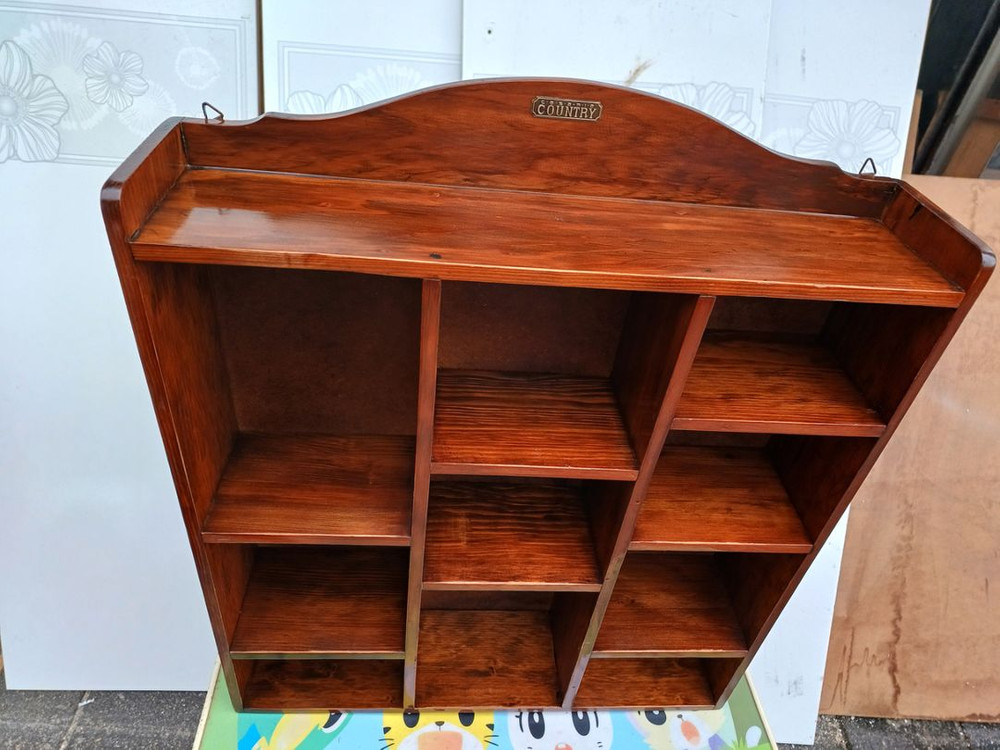 원목 벽걸이선반. 52.5. 12. 62 이미지