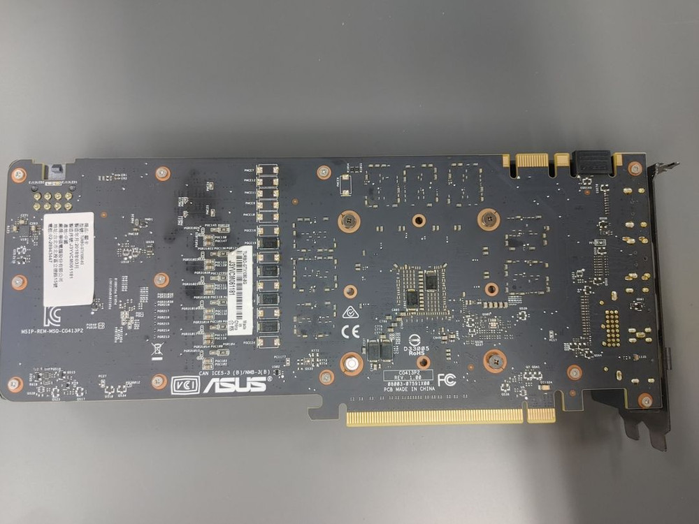 Nvidia GTX1080 ASUS 이미지