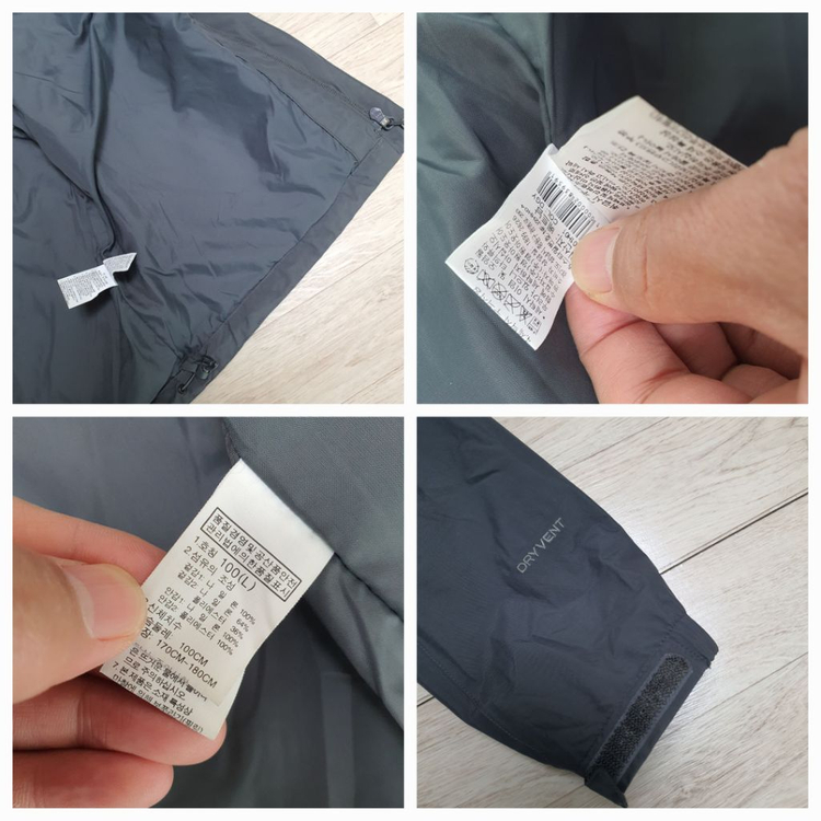 100 노스페이스 드라이벤트 방수소재 등산 자켓 이미지