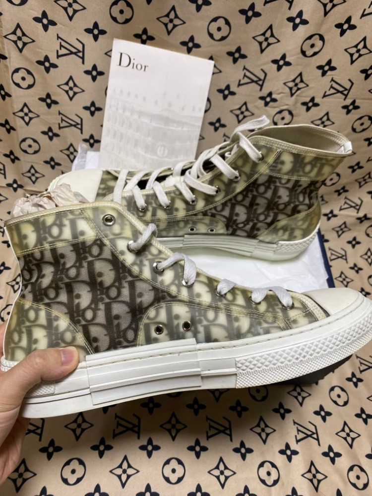 디올 오블리크 하이탑 스니커즈 44사이즈 이미지