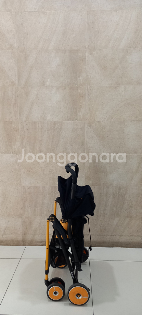 명품 초경량 기내반입 유모차 콤비 캘리포니아 오렌지--5