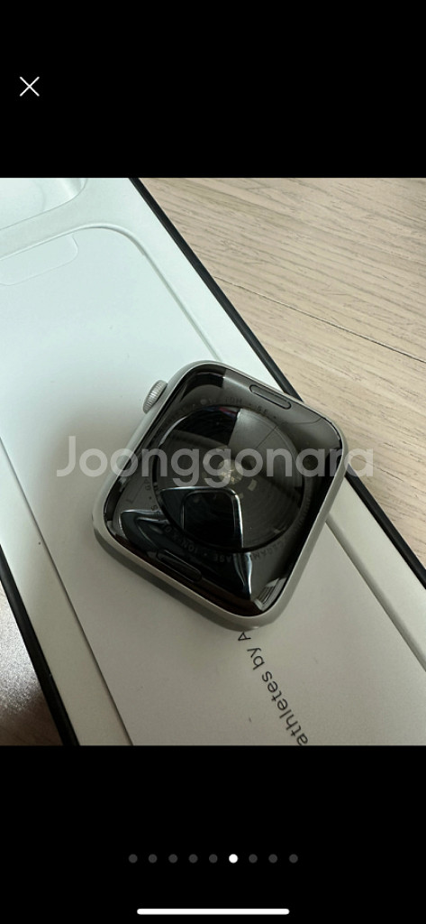 애플워치se 나이키 44mm 실버--5