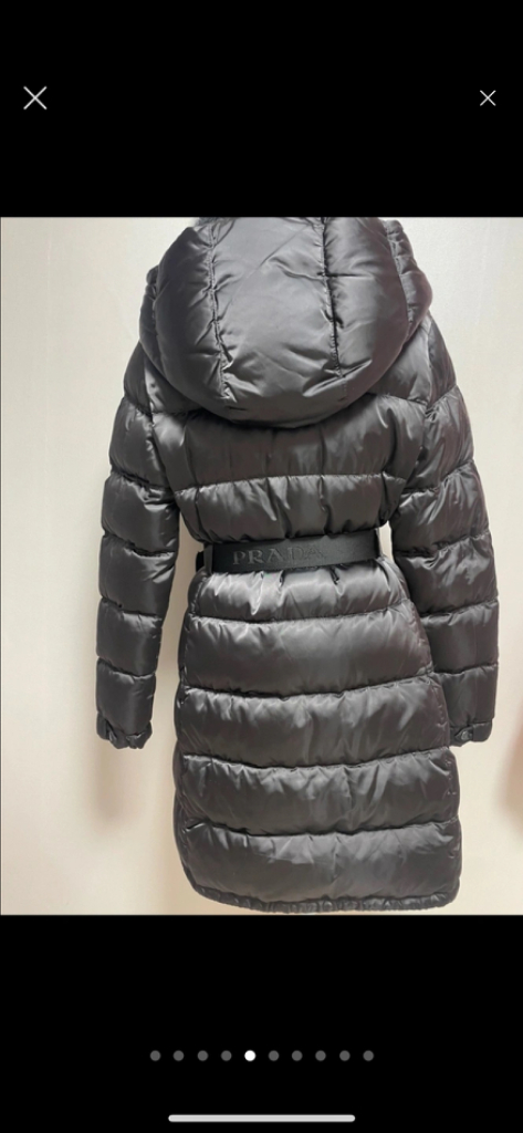 프라다 여성패딩 정품 이미지