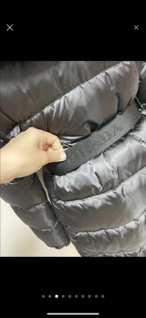 프라다 여성패딩 정품 이미지