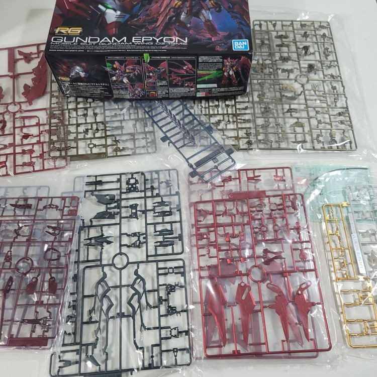 반다이rg 에피온 메탈도색코팅깃--3