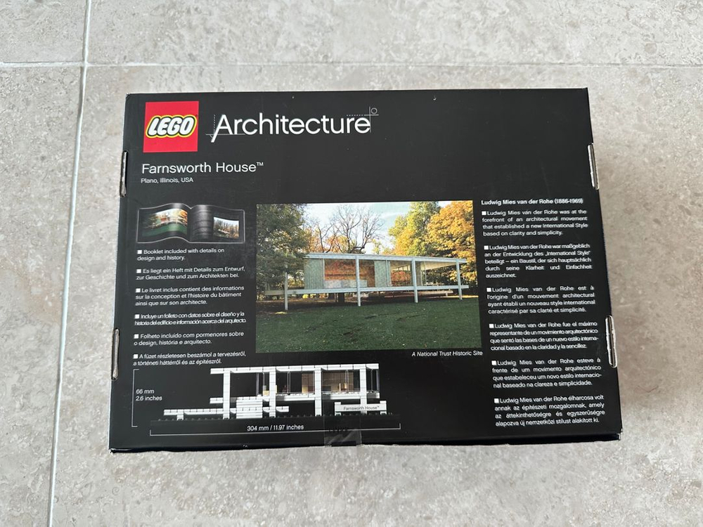 LEGO 레고 Farnsworth House 판스워스 이미지